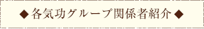 各気功グループ関係者紹介